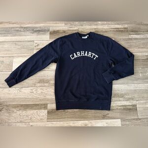 Carhartt Work In Progress Men’s Size L University Sweatshirt Navy blue